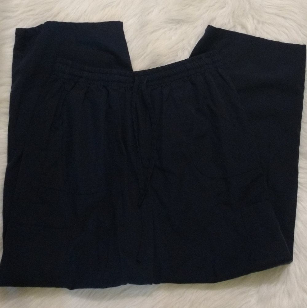 Blue Liberty Pocketed Scrub Pants - Picture 5 of 10